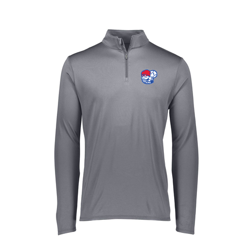 [FTLQFLGY-FAXS-LOGO1] Decker Women's Flex-Lite 1/4 Zip Shirt (Female Adult XS, Gray, Logo 1)