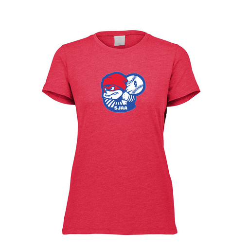 [3067.V96.XS-LOGO1] Ladies Ultra-blend T-Shirt (Female Adult XS, Red, Logo 1)