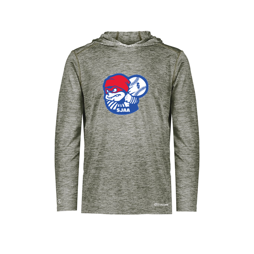 [FOLHCGGY-YS-LOGO1] Decker Youth Charge Hoodie (Youth S, Gray, Logo 1)